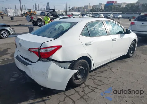 2016 Toyota Corolla L из США, поврежденный, VIN 5YFBURHE0GP386940